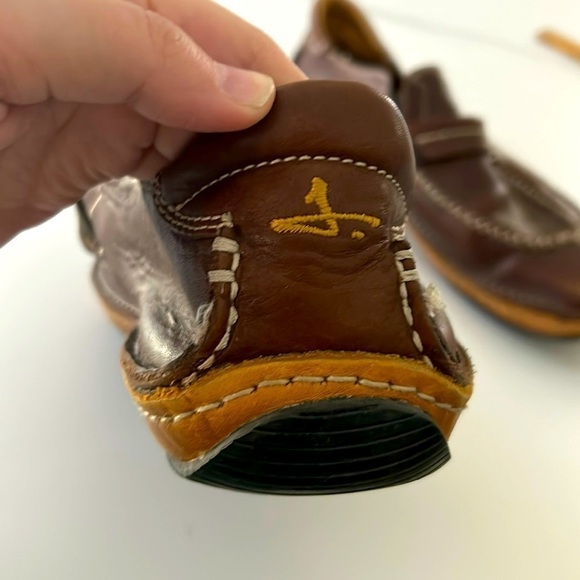 Genuine Leather Loafer Moccasin Driving Shoe Slip On low casual dress brown - Picture 2 of 8